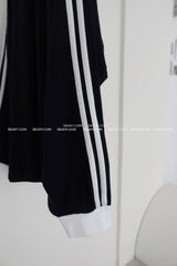 [UNISEX] トラックオーバーサイズフィットカラーTシャツ