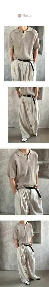 [S/S] Linen raglan open kara knit(4color)