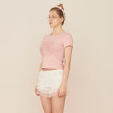 ミャオ ピラティス クラブ Tシャツ - PINK