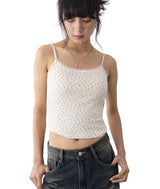 Flo Lace Cap-Sleeve Tank Top