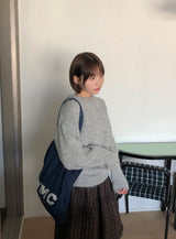 Hank Color Mix Round Wool Knit