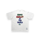 "SECOND RABBIT" プリント S/S ウォッシュドTシャツ