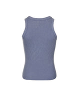 8287 Logo Vintage Sleeveless Tee (Dusty Blue)