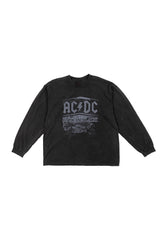 Rhode in Black Washed Long Sleeve T-Shirt