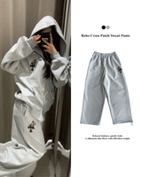 Reho Cross Patch Sweat Pants