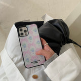 ローズリボンケースピンク (GLASS BUMPER)