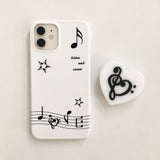 LOVE melody Hard Case - WHITE