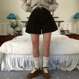 [Belidmade/thigh correction]クレイゴールデンピンタックショーツ