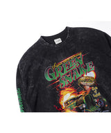 TL Green Snake SP Washed Long Sleeve (Black)