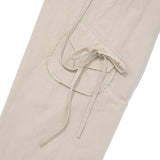 STRING SHIRRING POINT CARGO PANTS [IVORY]