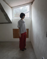 wide drape neck blouse