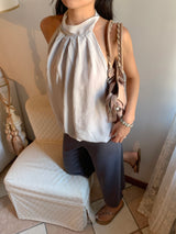 [Ofom] WIDE CAPRI PANTS