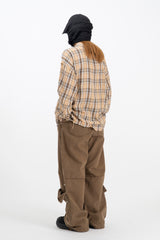 Neble Biowashing Check Shirt