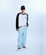 939 RAGLAN KNIT ZIP-UP (BLACK)