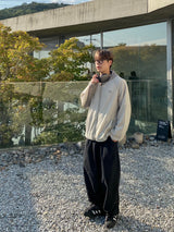 パステルバルーンパンツ　ホワイトブラック　２色