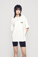 24FW ワールドワイドエアラインベアアートワーク半袖Tシャツ (OVERSEAS EXCLUSIVE) クリーム