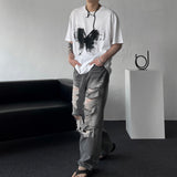 CL アンユージュアルシルケット半袖Tシャツ (2 colors)