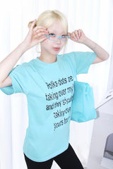 ドットレタリング半袖Tシャツ