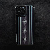 D.O.S Stripe Phone Case (Obsidian Gray Purple)