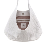 MADE_Big Curve Stitch Tote Bag / Plain white