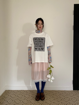 ロマンティックシルキーレーススカート