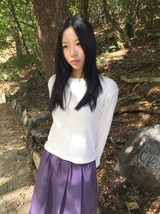 ベイパーアンゴラクロップTシャツ（3c）