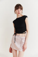 JADE BACKLESS TOP black