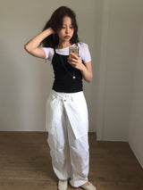 Mono Tie-Up Sleeveless (4color)