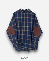 Elbow Patch Check Shirt