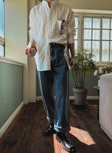 Logan Basic Wide Denim Pants