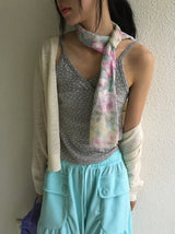 Hirina Lovely Punching Star Strap Sleeveless
