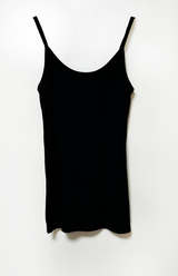 (BASIC ITEM/BEST VALUE) STRETCHY SNUG BASIC EFFORTLESS CHIC LOOSE-FIT STRAP TANK - 4 COLOR