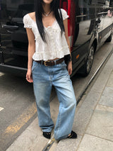 Frill Lace Blouse