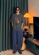 ファストダイヘビーピグメントショートスリーブTシャツ 4カラー