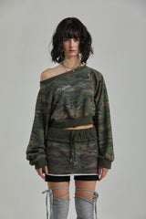 CAMO SKIRT-PANTS