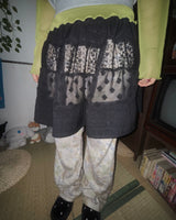 (2color) デイジーシアーレースカンカンミニスカート