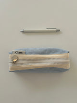 Clam ラウンドペンケース _ リトルストライプ