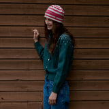 Nordic knit Cardigan_Green