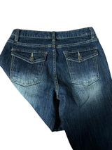Low-rise washing bootscut PT  [2color]