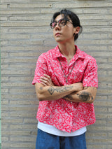 LAUL PAISELY SHORT SLEEVE SHIRT RED
