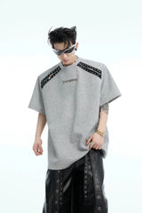 Deconstructed Colorblock Shirt-Tee