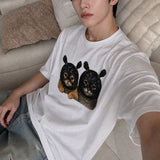 [A-T0197] シーフキャット半袖Tシャツ