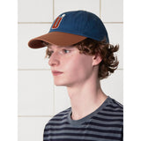 U LOGO TWO-TONE CAP / BLUE