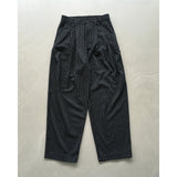 [UNISEX] ストライプカーブドスラックス