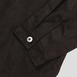 Node Collar Suede Jacket