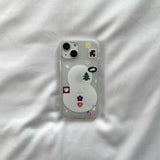 [MADE] Snowman’s Winter Pieces - Frosted Jelly Case