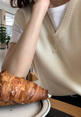 [Lè made/7,000 Sold] ルメイド ベーシック Vネック ベスト