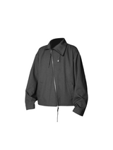RELABEL Spatial Relations (Edges) Large Collar with レーストリム ダブルブレスト スラントプラケットシルエット ジャケット