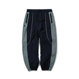 PP WIDE JOGGER PANTS NAVY/BLACK