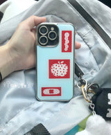 [MADE] Red patch silver epoxy case 